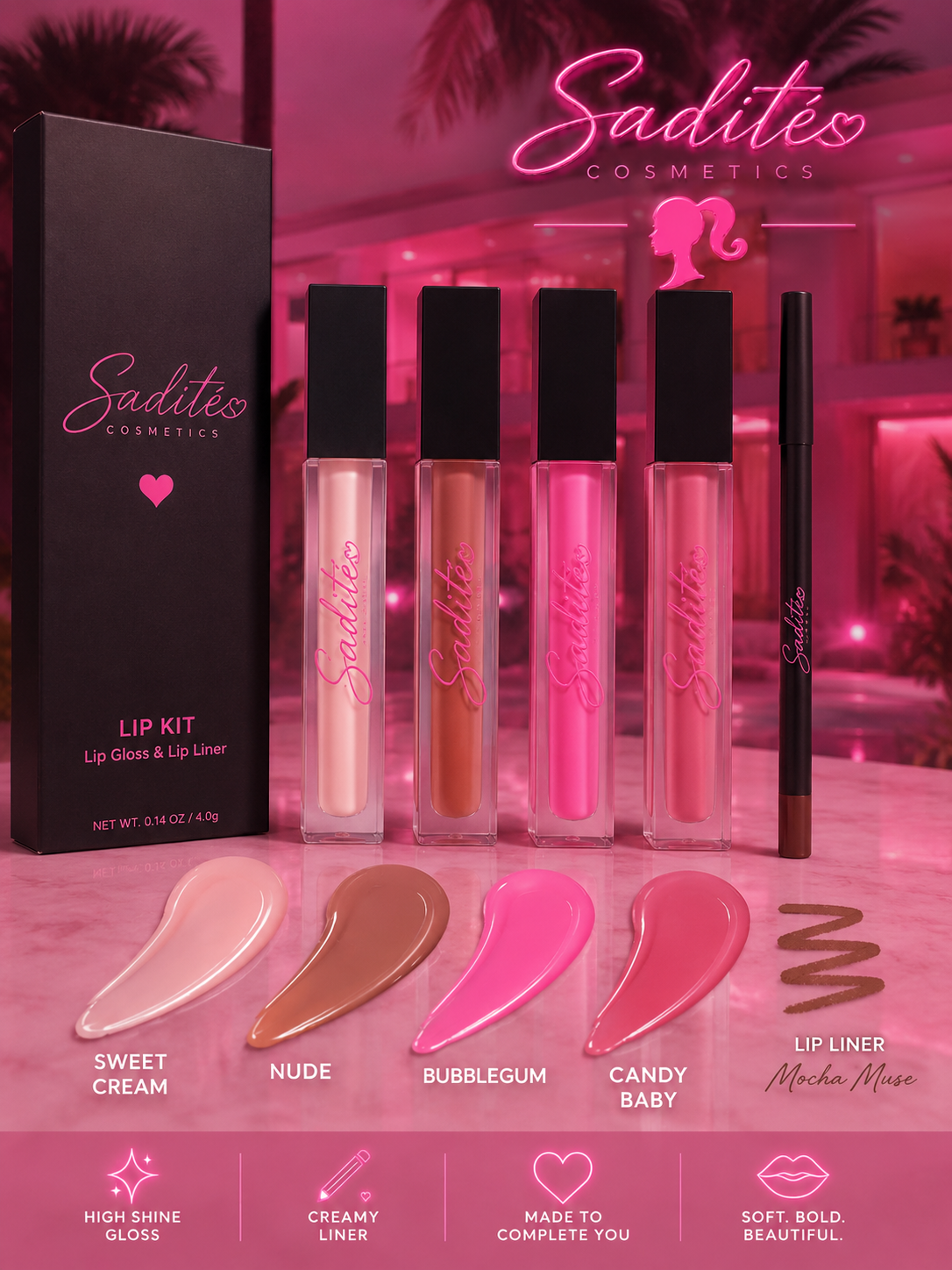 Sadité Signature Lip Gloss Kit